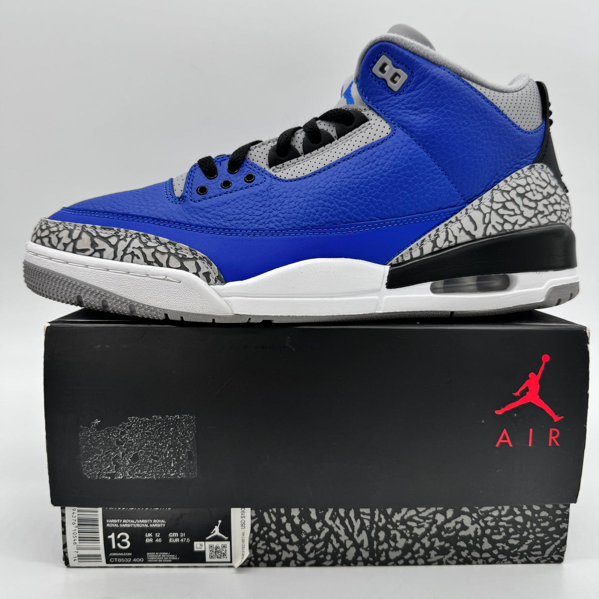 Jordan 3 Varsity Royal Cement