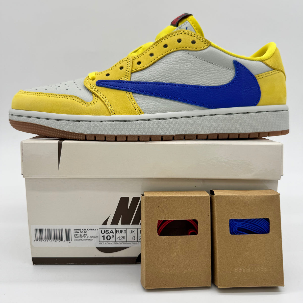 Jordan 1 Low OG SP Travis Scott Canary