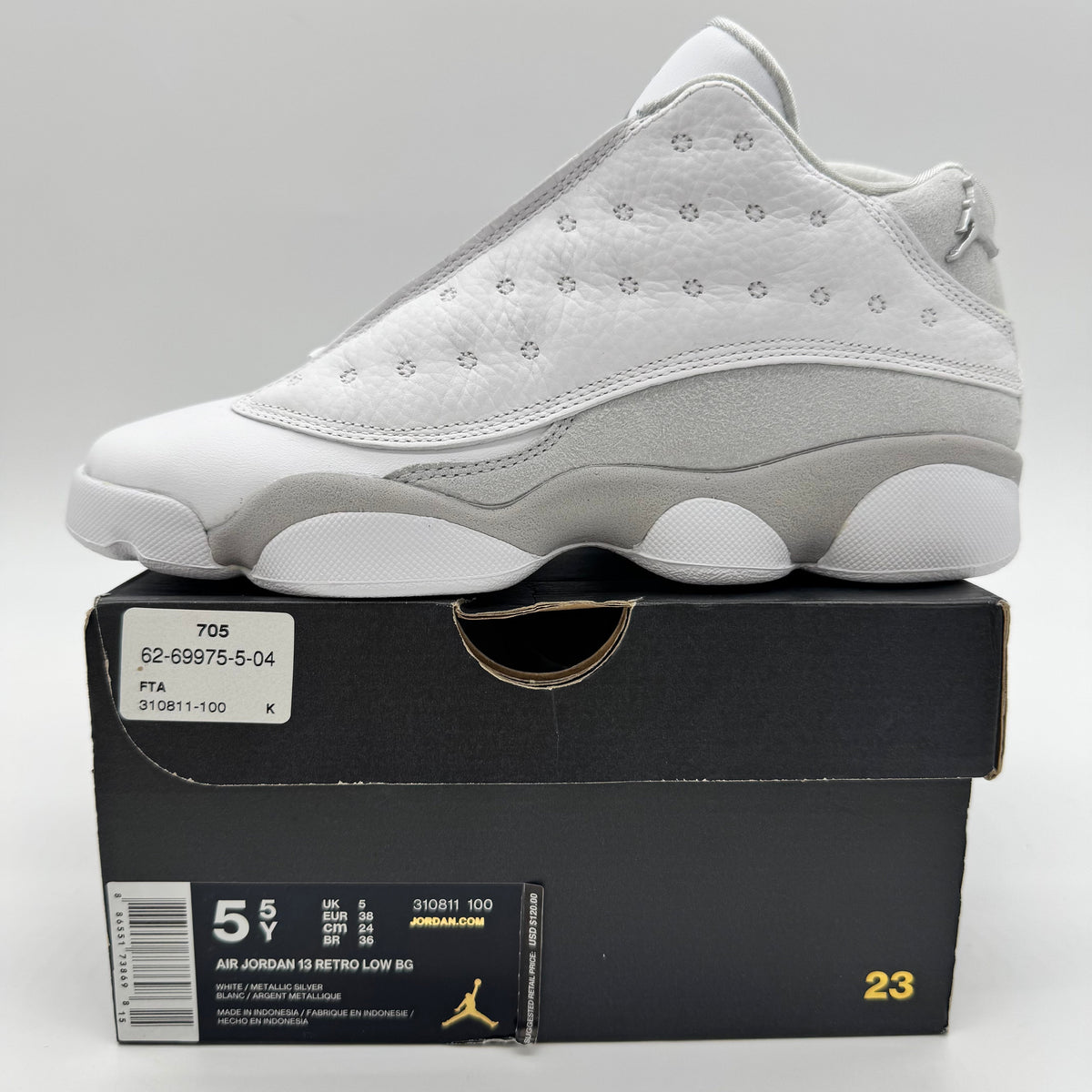 Jordan 13 Low Pure Platinum (GS)