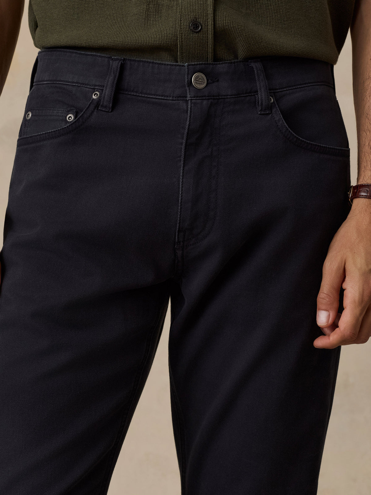 Reserve Twill 5-Pocket Pant - Ridge Black