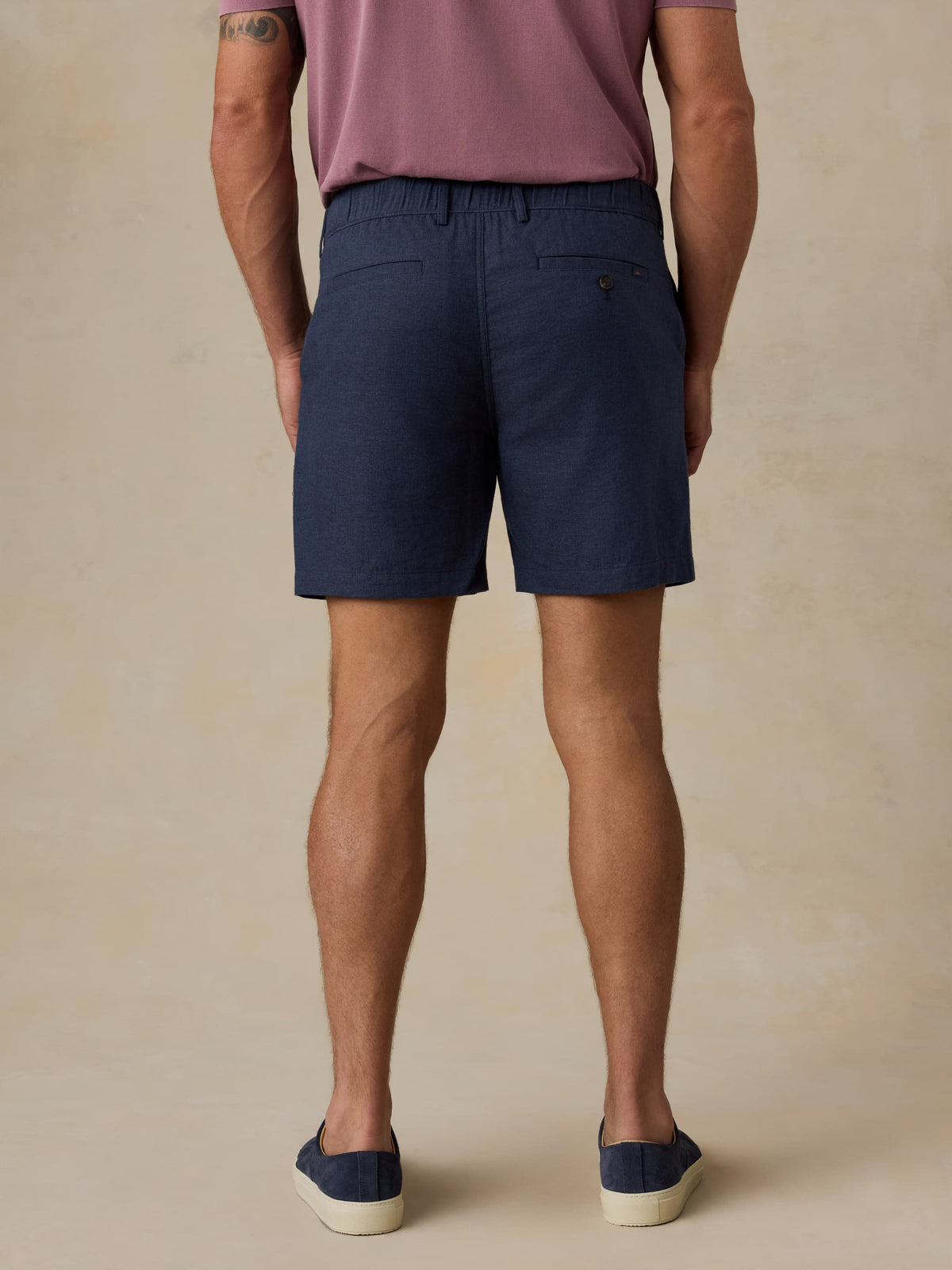 Movement Linen Short - Deep Sea Navy