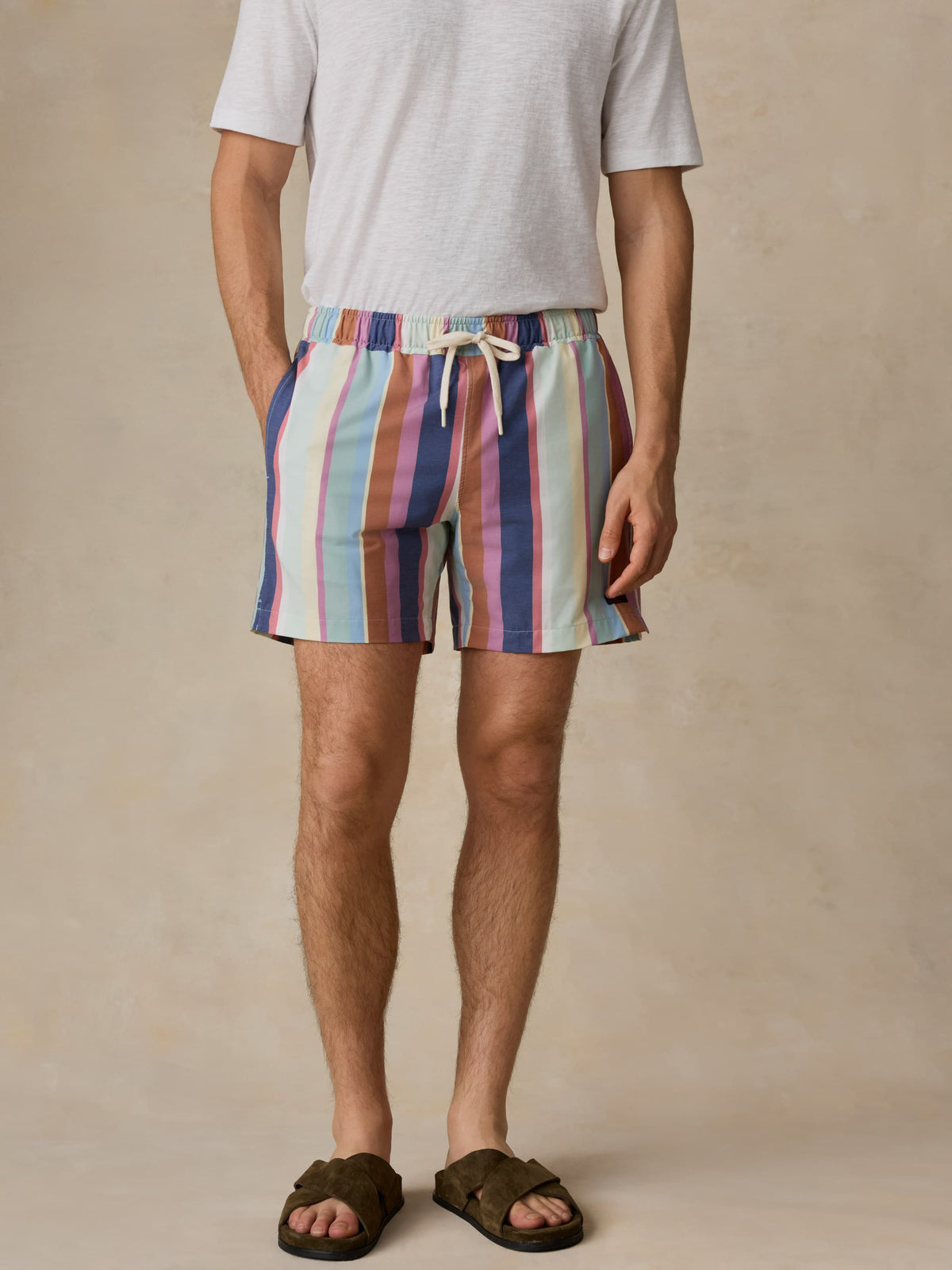 All Day Trunk (6") - Summer Skies Stripe