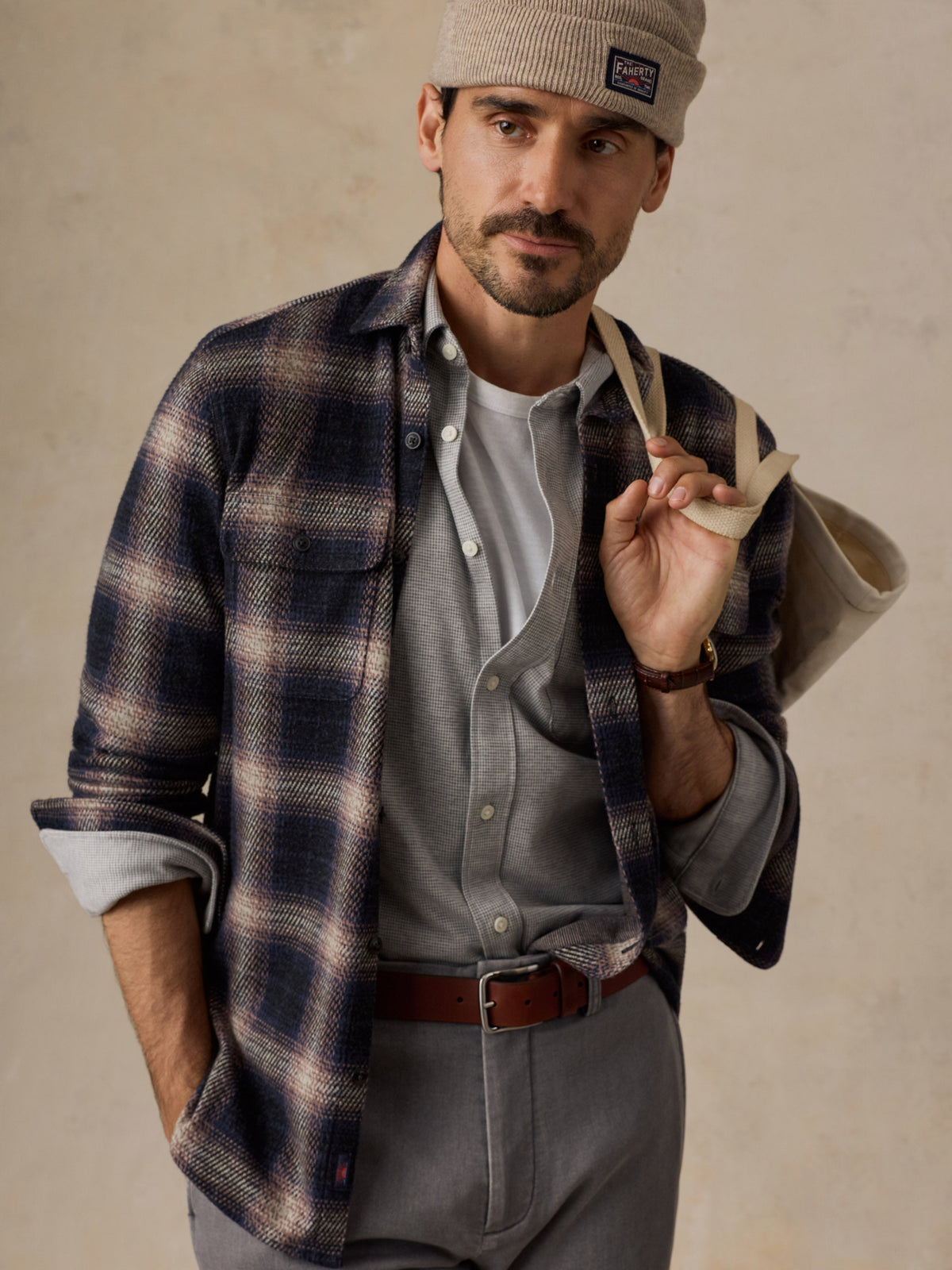 Legend Sweater Shirt - Storm Ombre Plaid