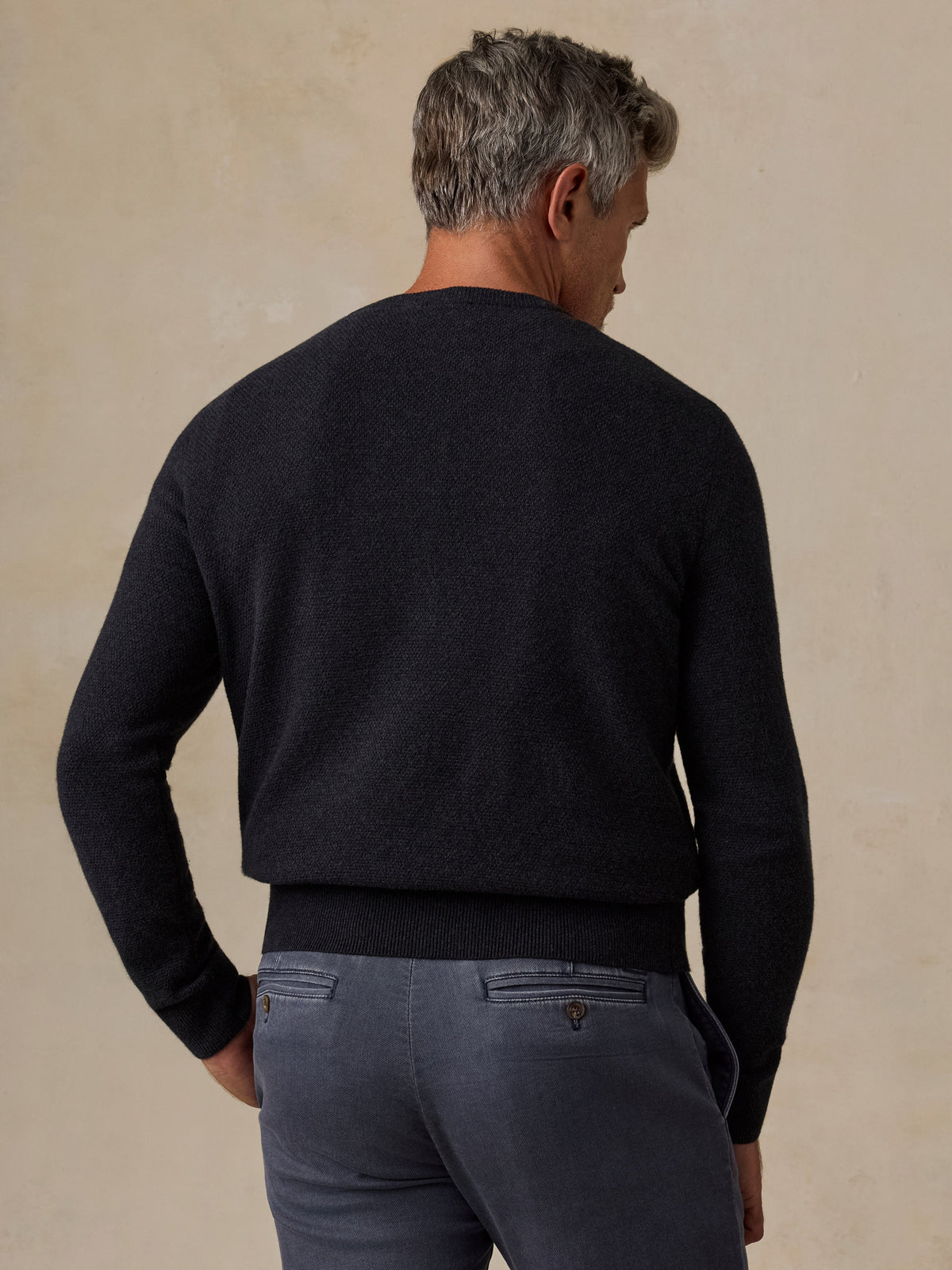 Jackson Crew Sweater - Wolf Black Heather
