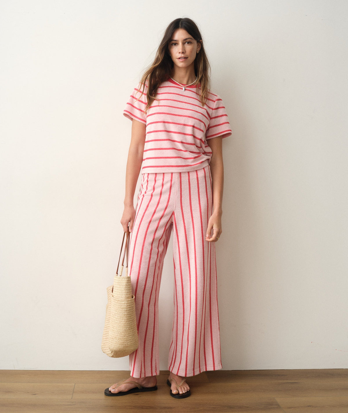 Beach Terry Wide Leg Pant