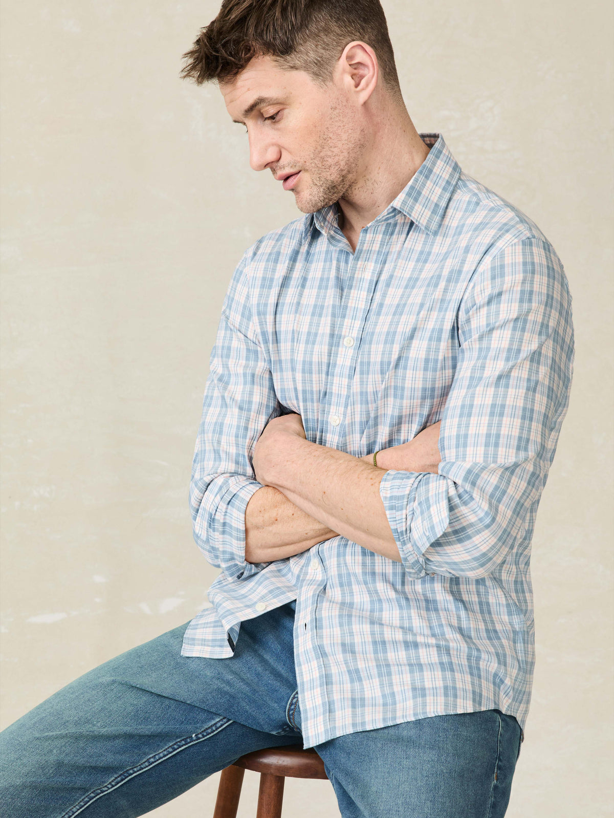 The Movement Shirt - Cloud Lake Plaid