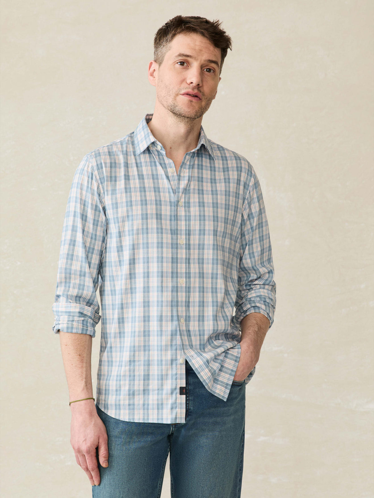 The Movement Shirt - Cloud Lake Plaid
