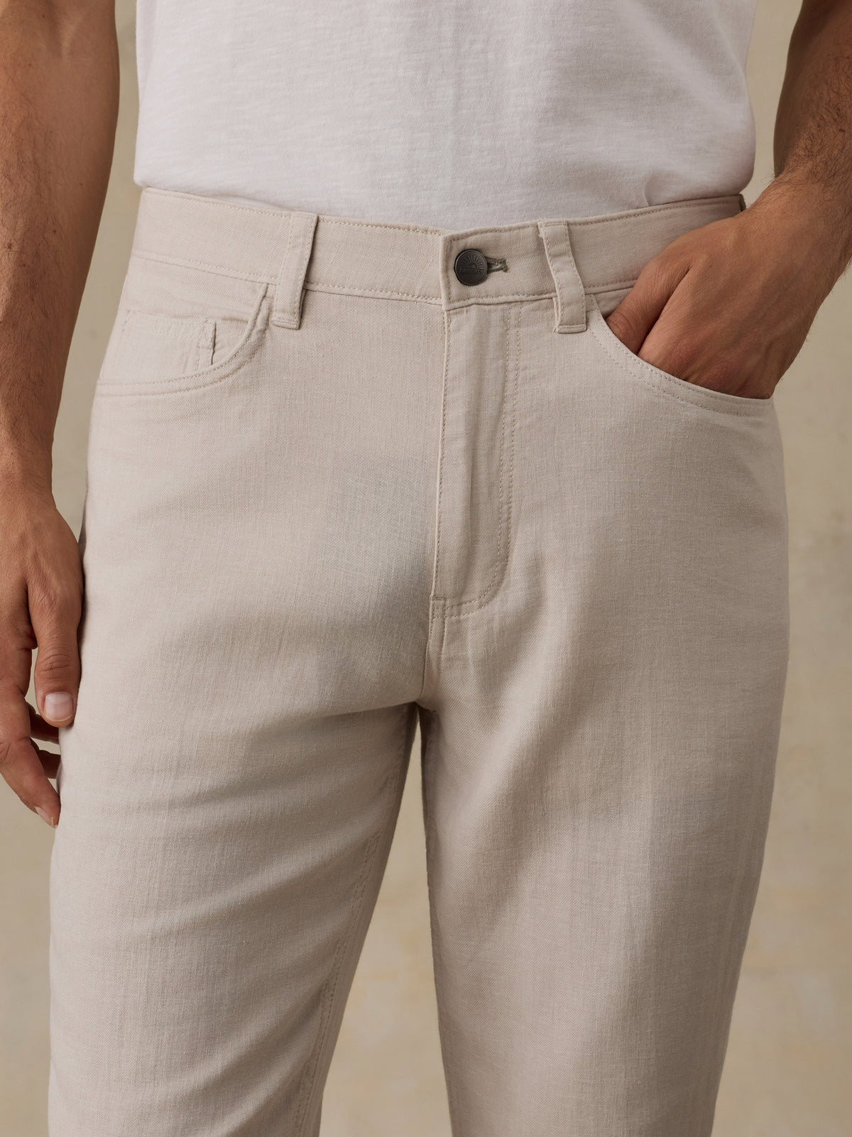Movement Linen 5-Pocket Pant - Dorset Sand