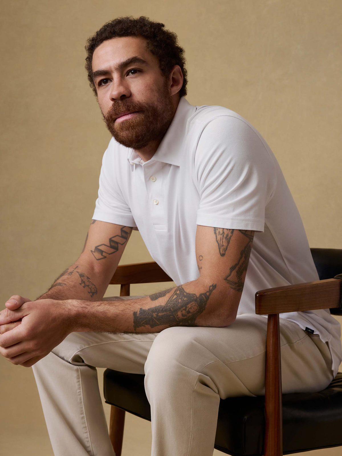 Short-Sleeve Movement Pique Polo - Pure White