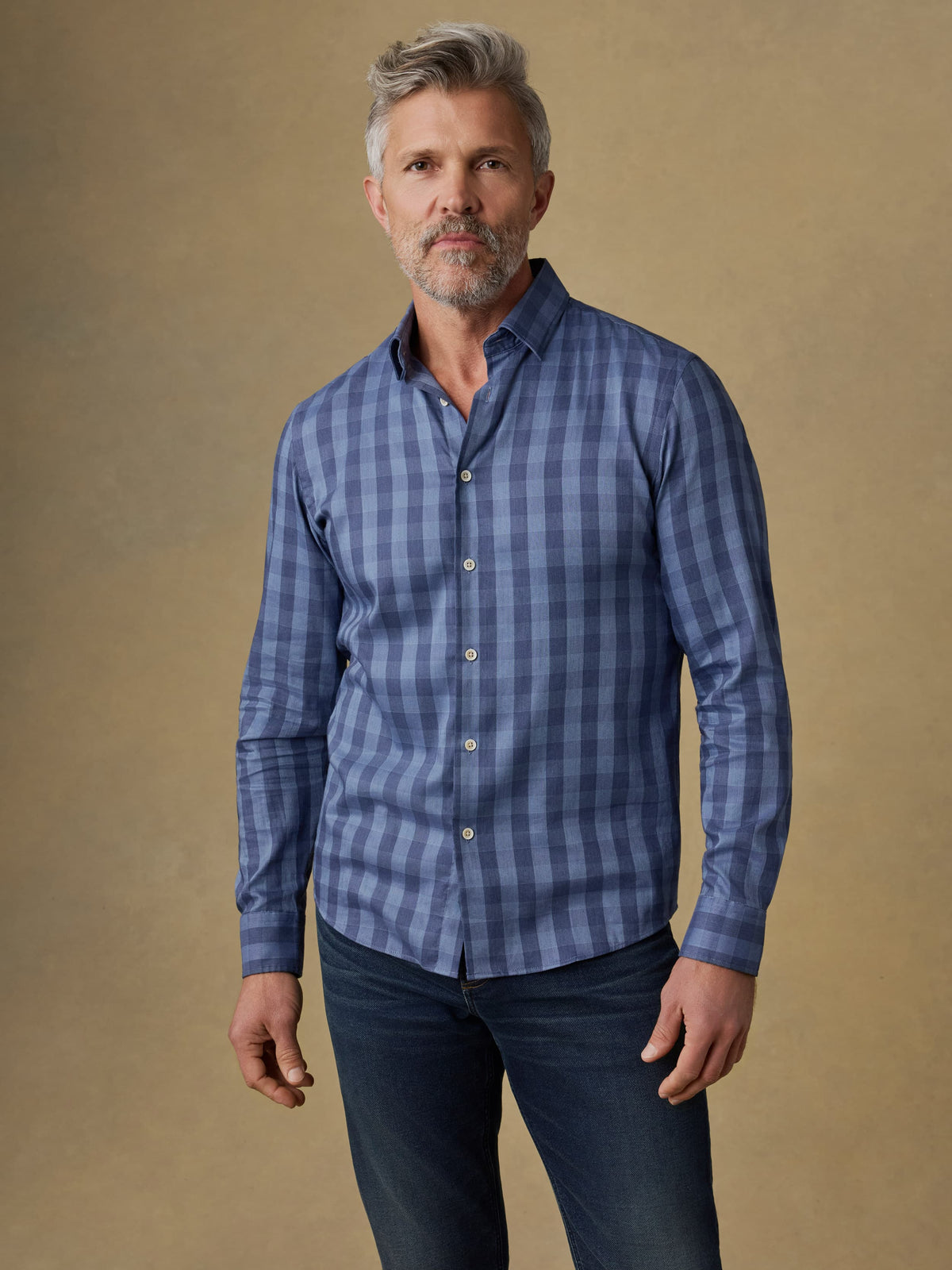 Movement Monterey Shirt - Navy Tide Check