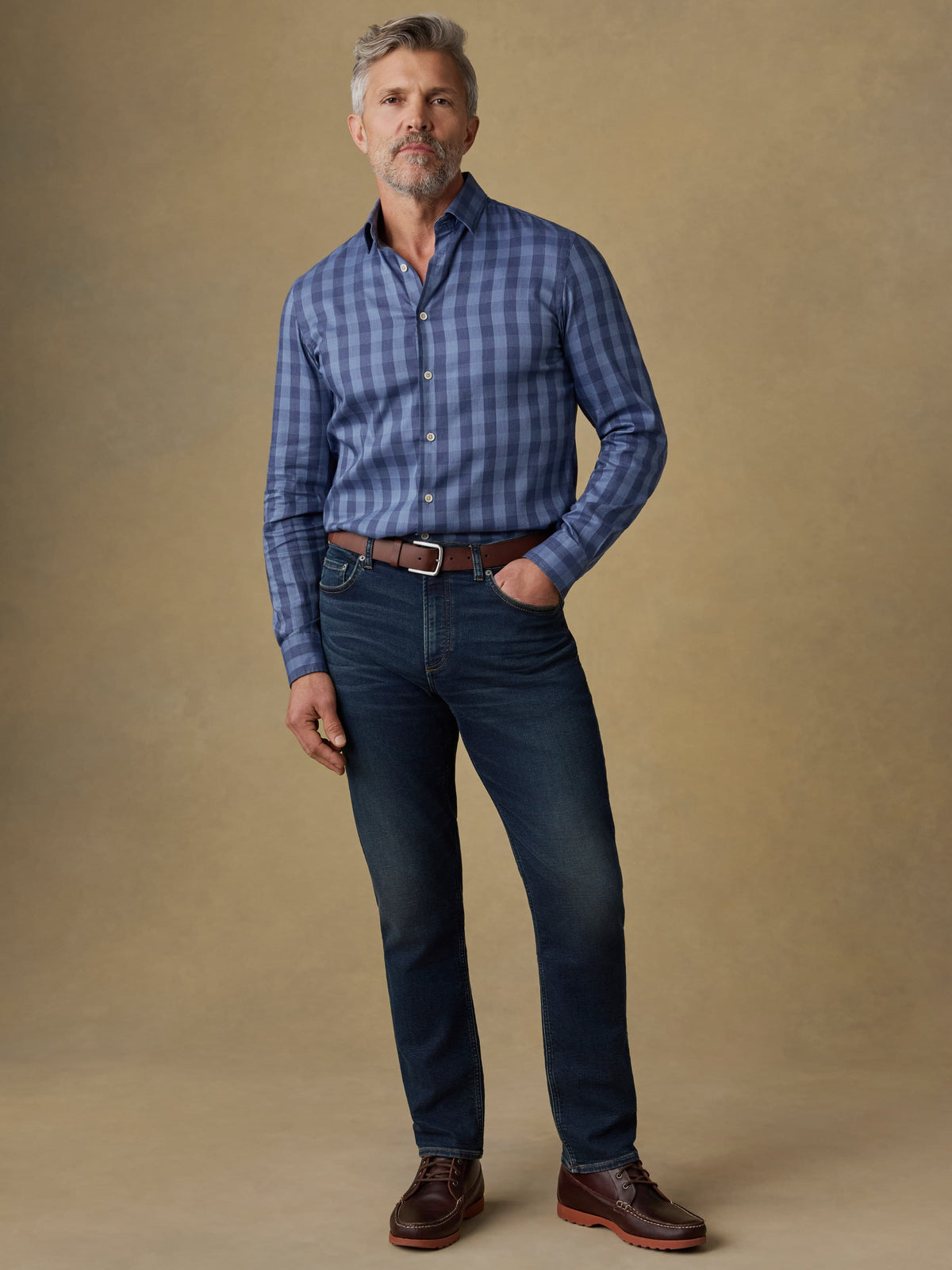 Movement Monterey Shirt - Navy Tide Check