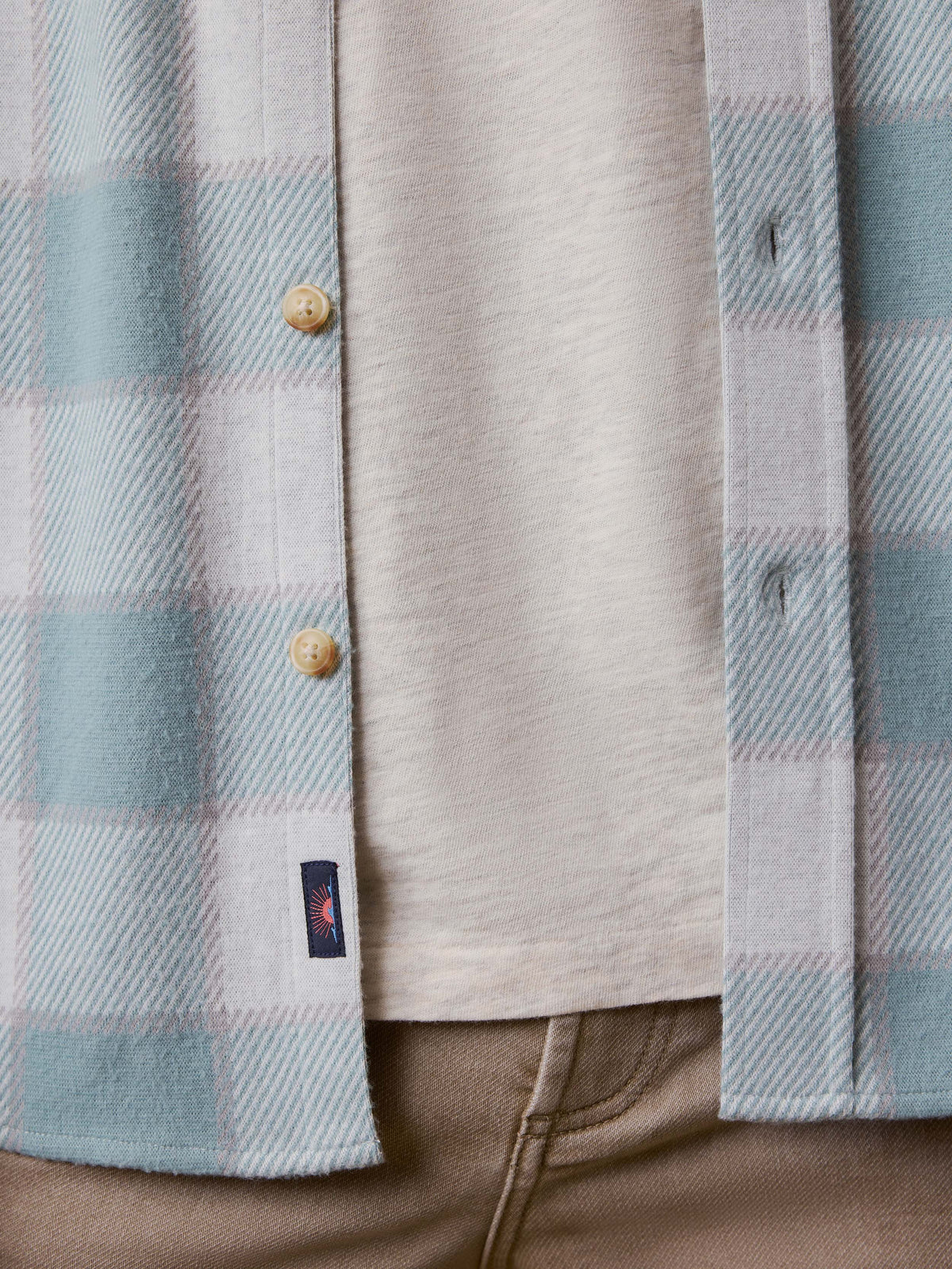 Legend Sweater Shirt - Island Sage Plaid