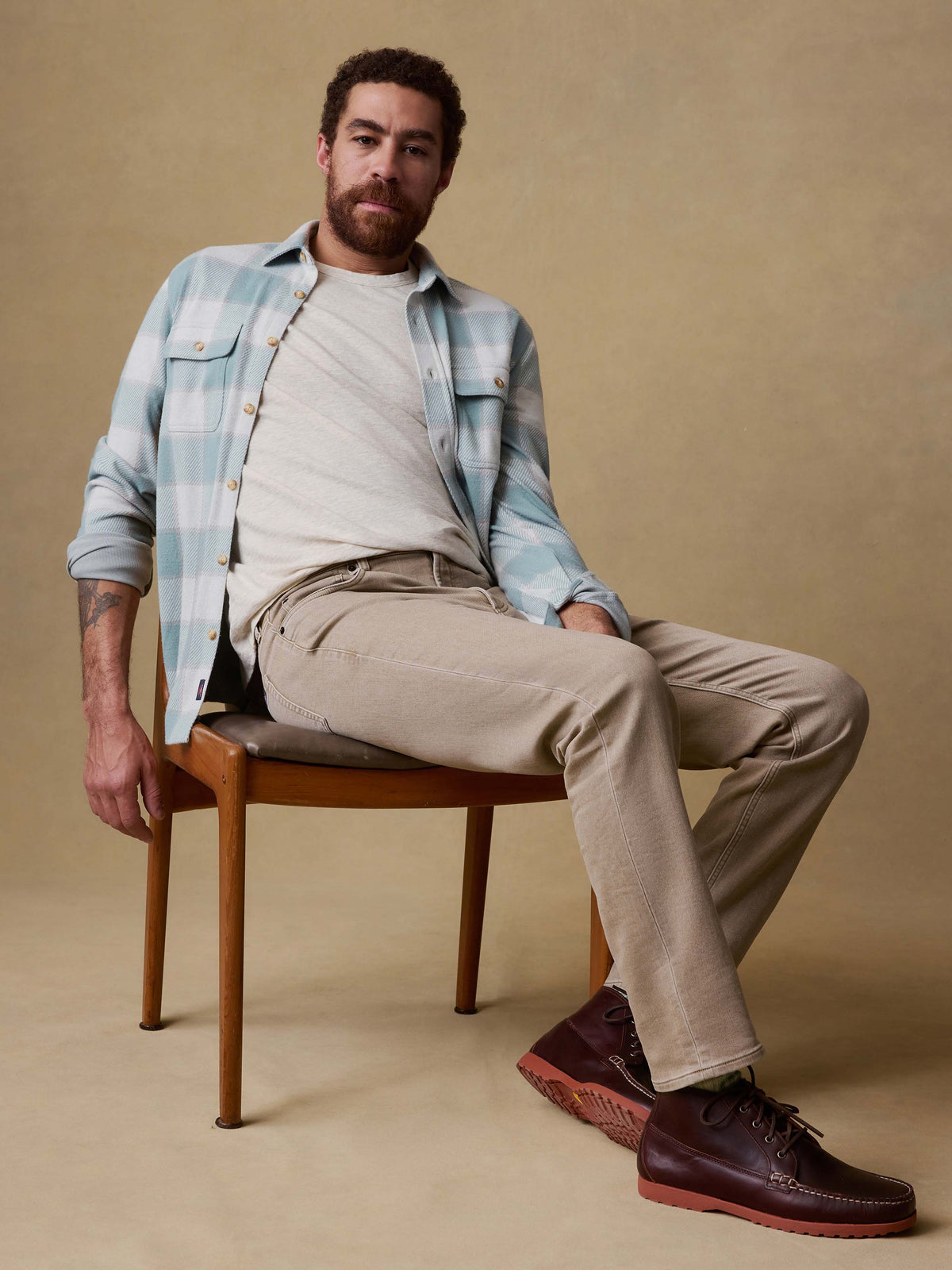 Legend Sweater Shirt - Island Sage Plaid