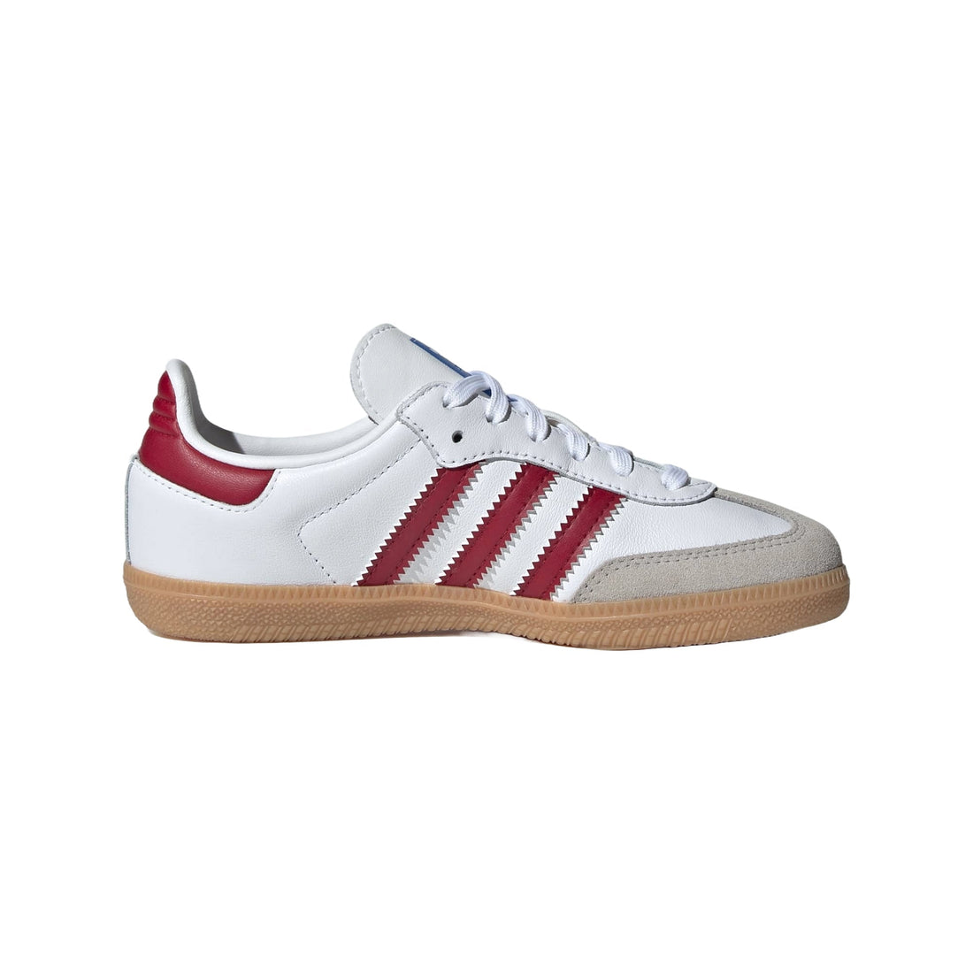 (PS) adidas Samba OG 'White Collegiate Burgundy Gum' IE1333