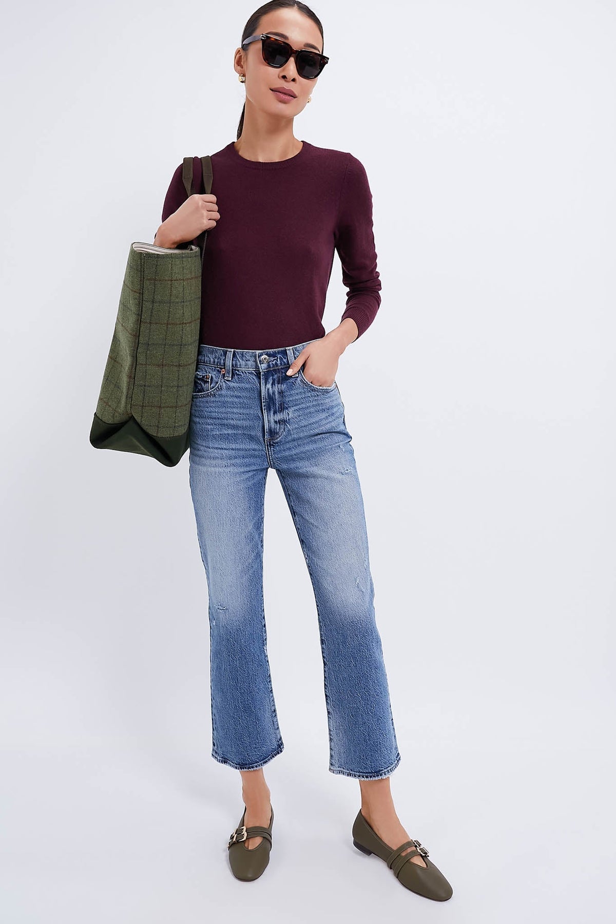 Winetasting Cashmere Elizabeth Crewneck