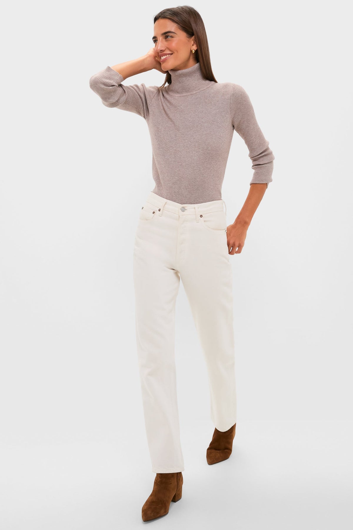 Oat Arlo Ribbed Turtleneck