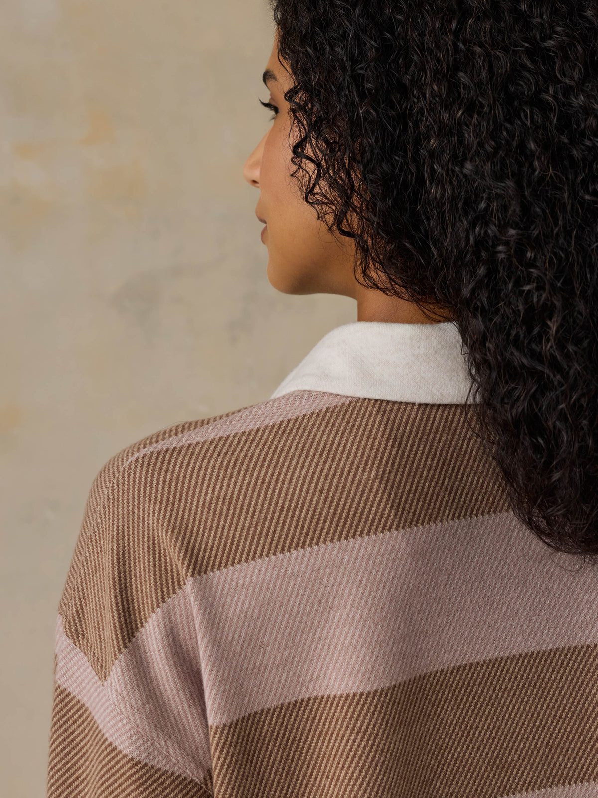 Legend Sweater Rugby Popover - Solar Sands Stripe