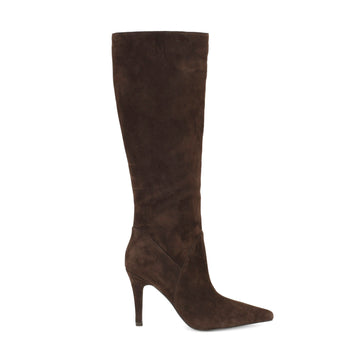 Korin Wide Calf Knee High Leather Boots