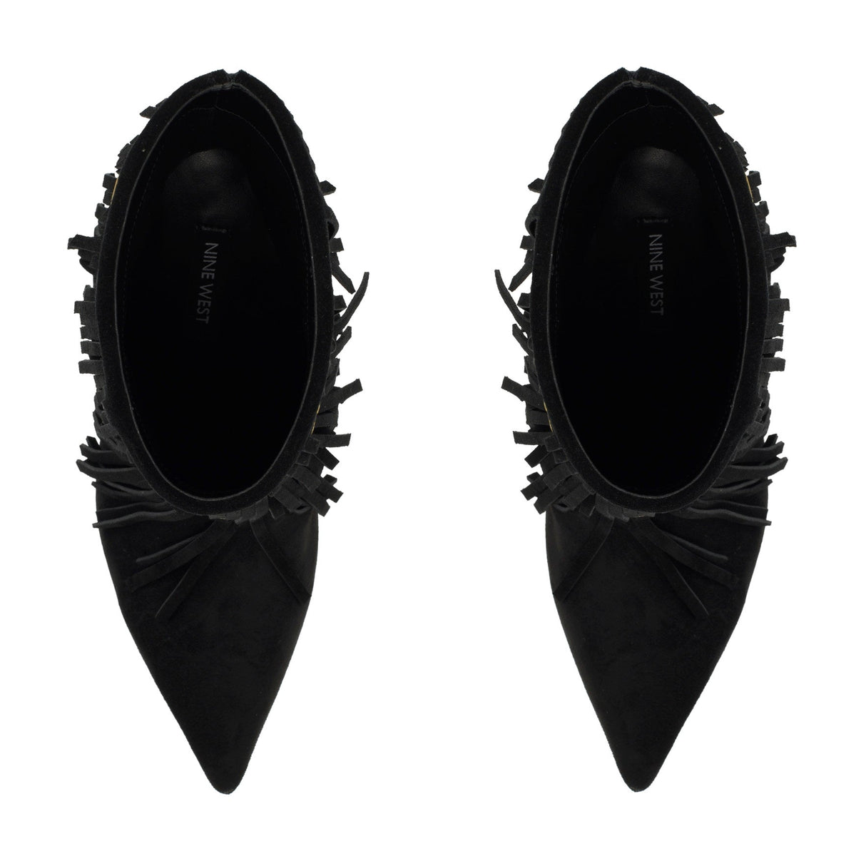 Carbona Leather Fringe Booties
