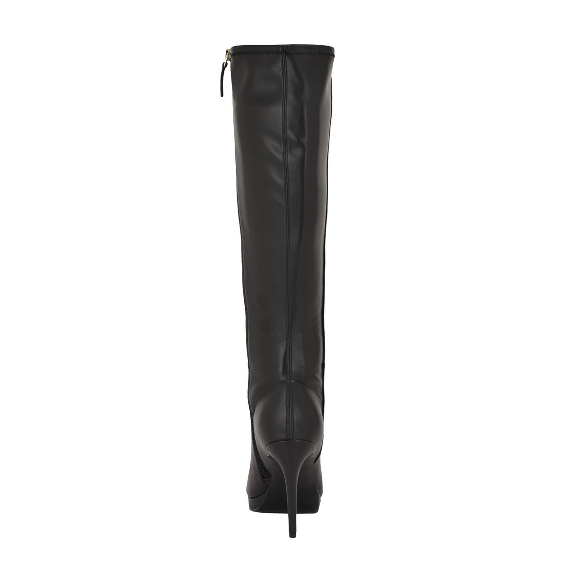 Quizme Wide Calf Platform Leather Boots