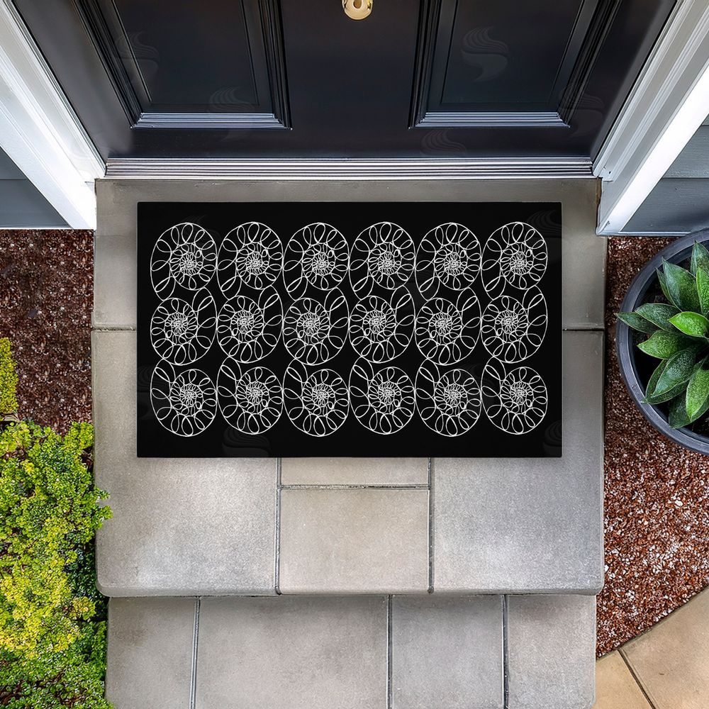 El Perkin | Elemental Spiral Shells Non-Woven Door Mat