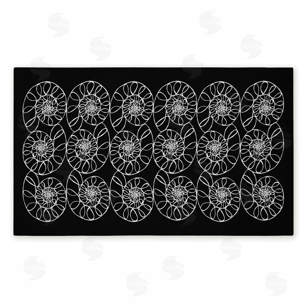 El Perkin | Elemental Spiral Shells Non-Woven Door Mat