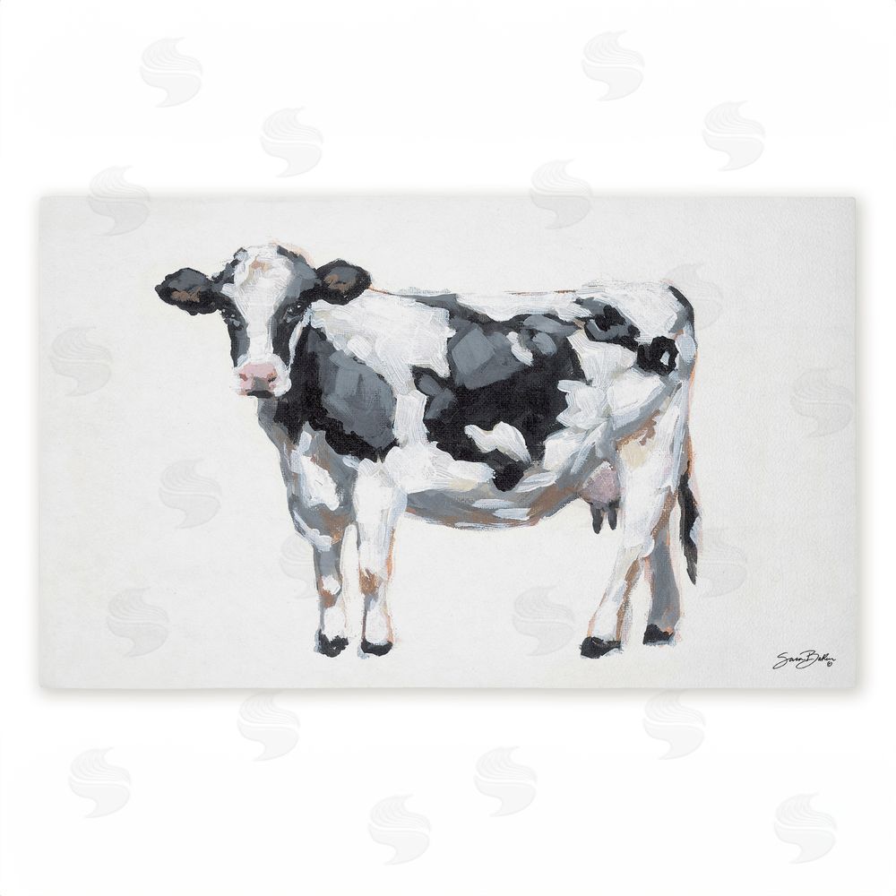 Sara Baker | Simple Farmhouse Cow Non-Woven Door Mat