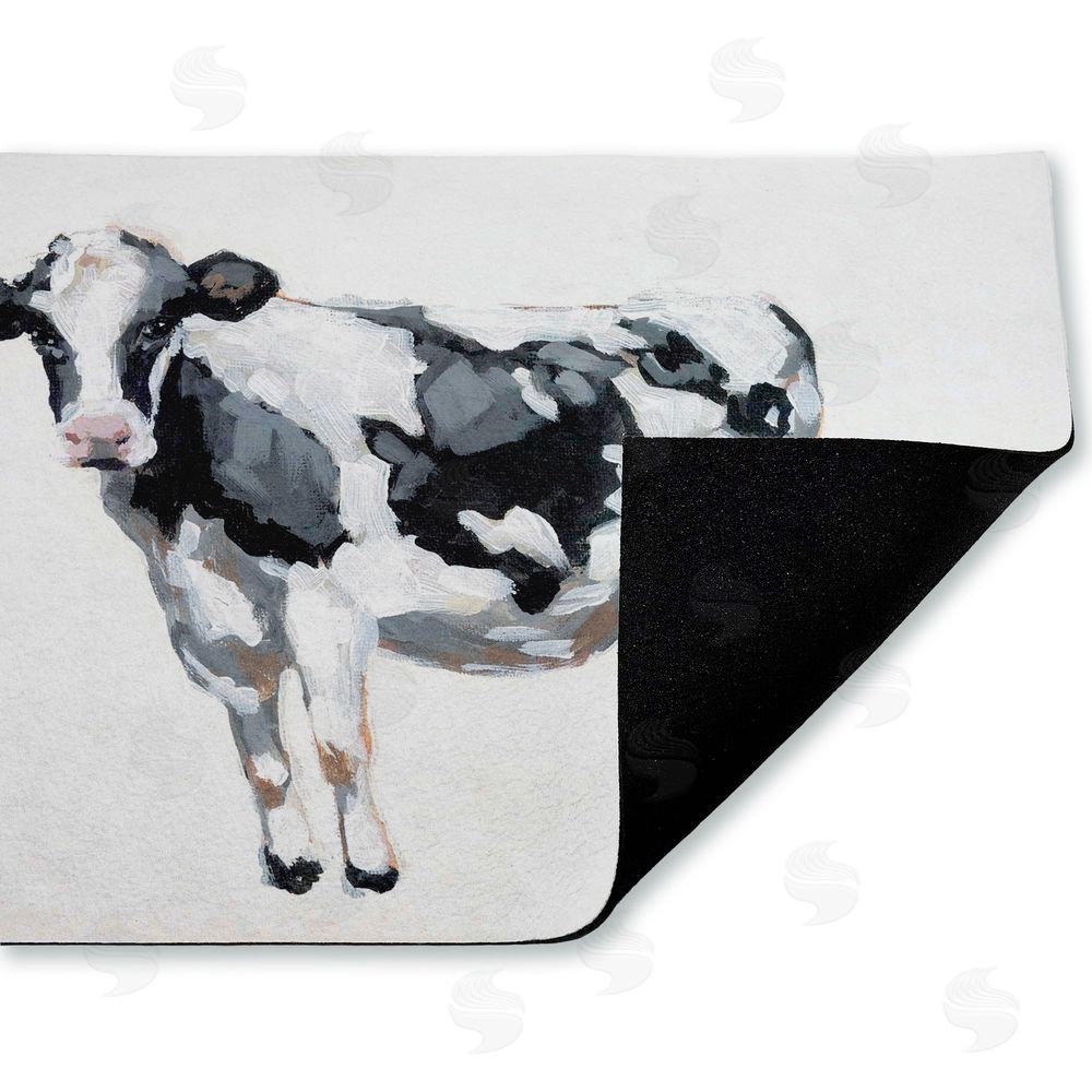 Sara Baker | Simple Farmhouse Cow Non-Woven Door Mat