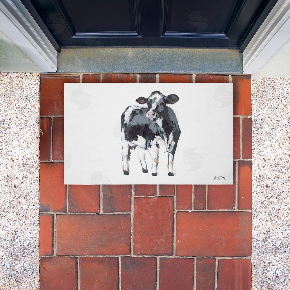 Sara Baker | Standing Country Cow Non-Woven Door Mat