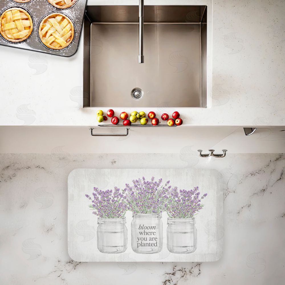 Lettered and Lined | Bloom Where You Are Planted Anti-Fatigue Mat