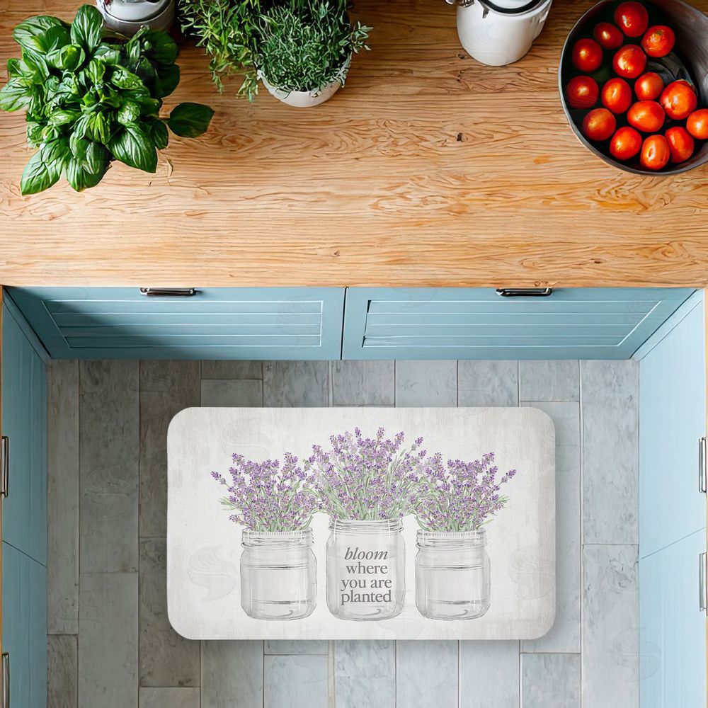 Lettered and Lined | Bloom Where You Are Planted Anti-Fatigue Mat