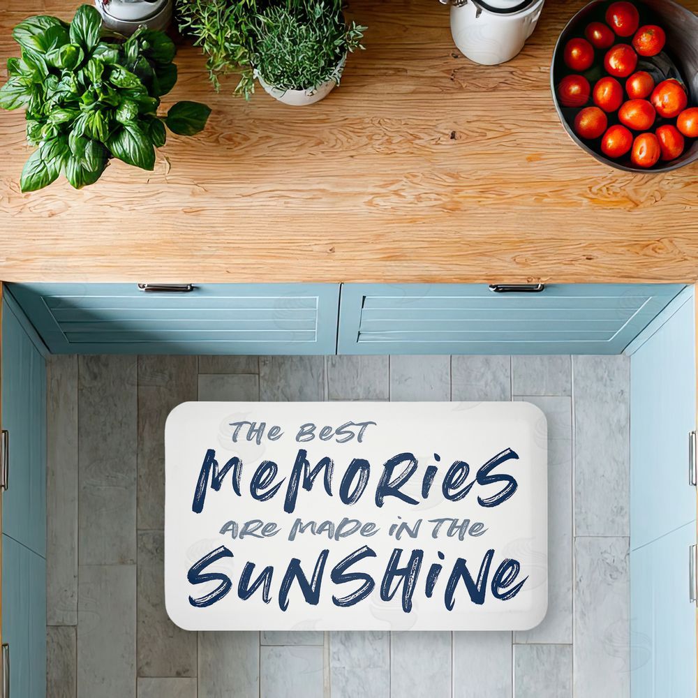 Lettered and Lined | Best Memories In Sunshine Anti-Fatigue Mat