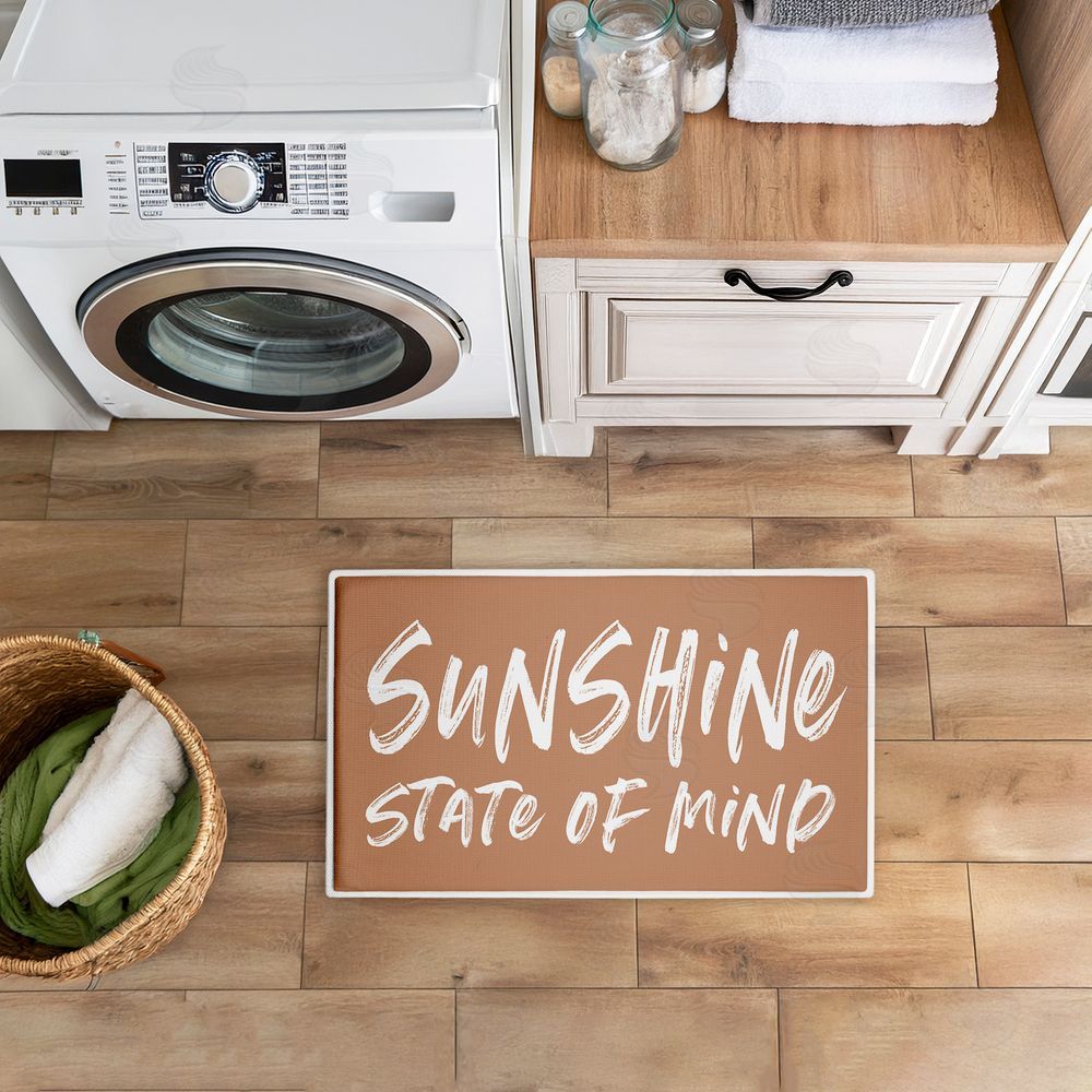 Lettered and Lined | Sunshine Summer Sentiment Plush Bath Mat