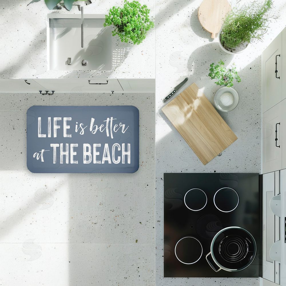 Lettered and Lined | Better At Beach Sentiment Anti-Fatigue Mat