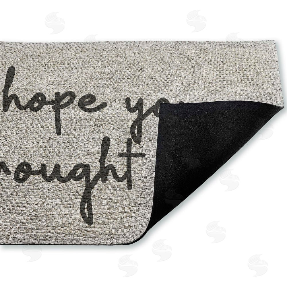 Stupell Studio | Hope You Brought Wine Faux Sisal Door Mat