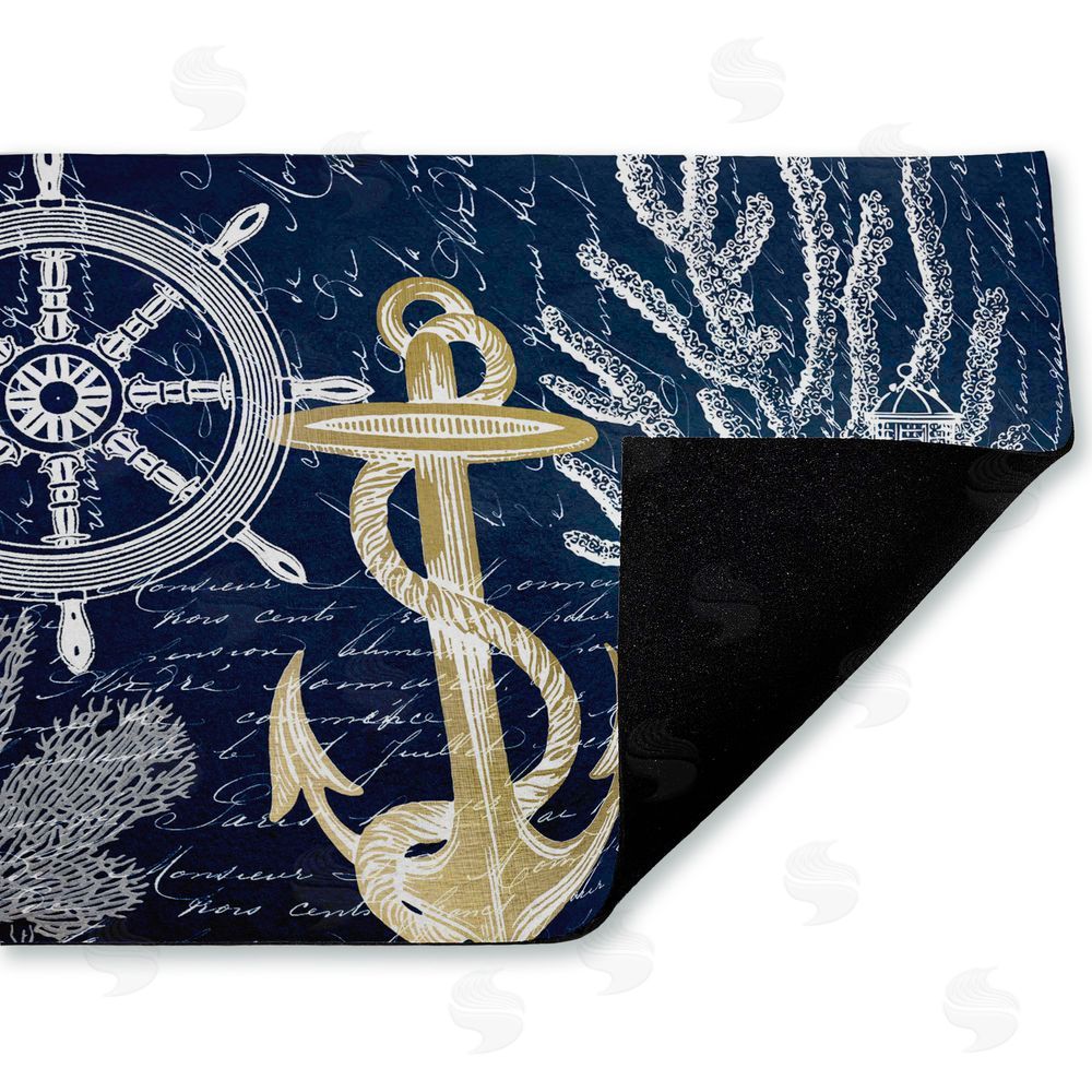 Kim Allen | Vintage Nautical Sea Letters Non-Woven Door Mat