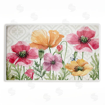 Kim Allen | Poppy Place on Geometric Plush Bath Mat