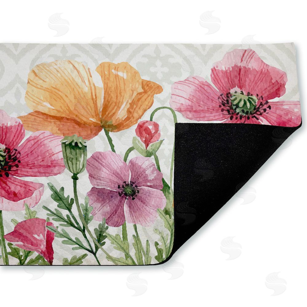 Kim Allen | Poppy Place on Geometric Non-Woven Door Mat