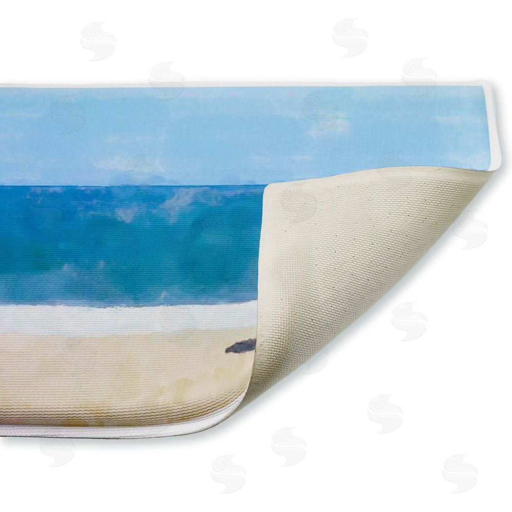 Jeff Pica | Sunny Beach Day Seat Plush Bath Mat