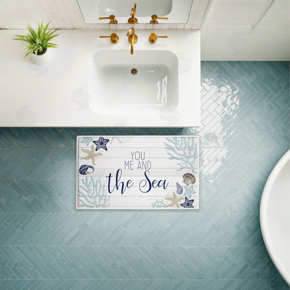 Kim Allen | You Me & The Sea Plush Bath Mat