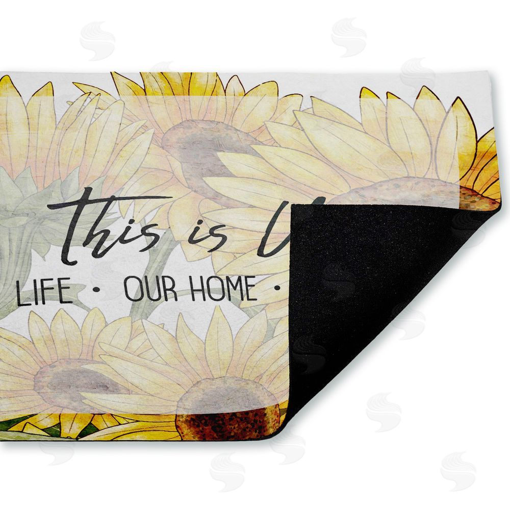 Kim Allen | This Is Us Sunflower Sentiment Non-Woven Door Mat