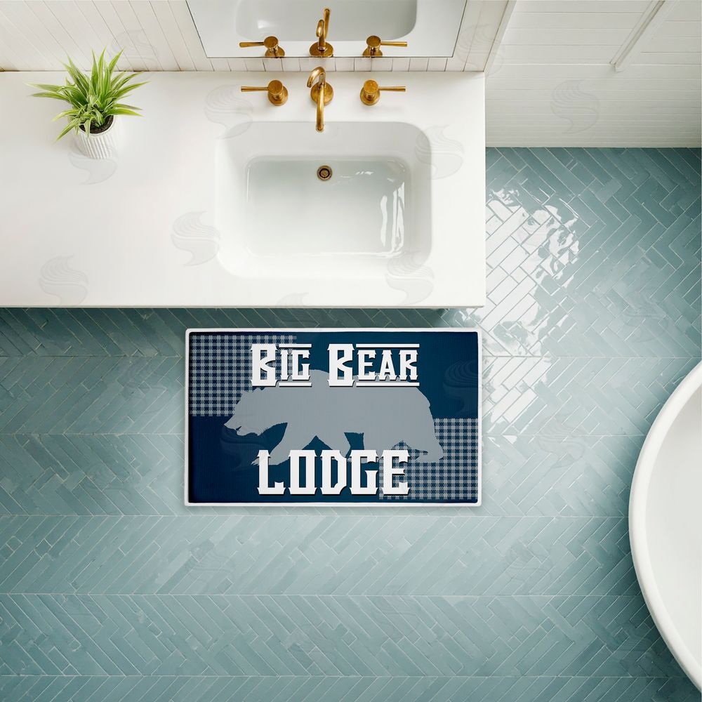 Kim Allen | Big Bear Lodge Plush Bath Mat