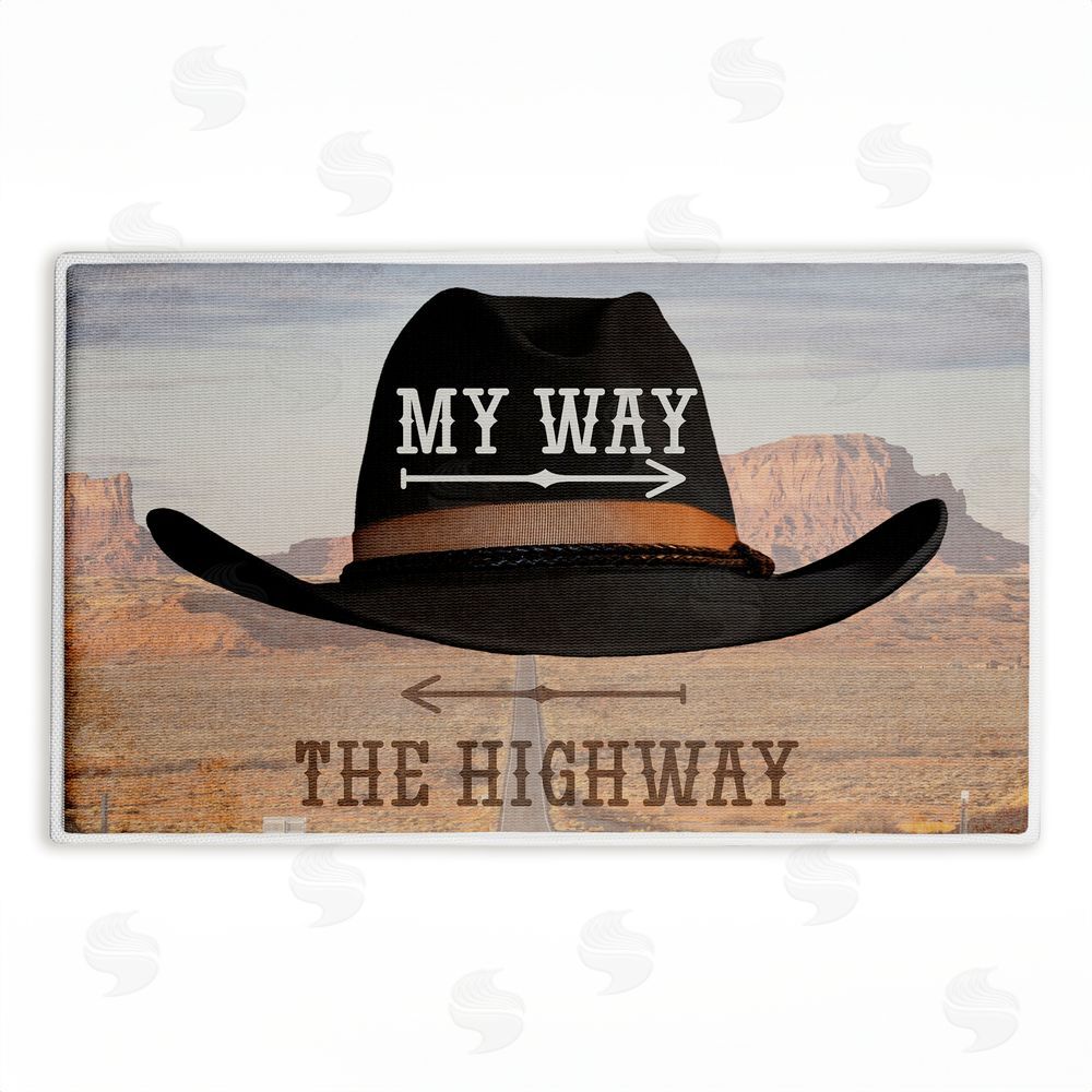 Marcus Prime | My Way Highway Cowboy Plush Bath Mat