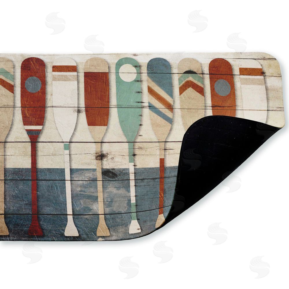 Milli Villa | Various Rustic Oars Patterns Anti-Fatigue Mat