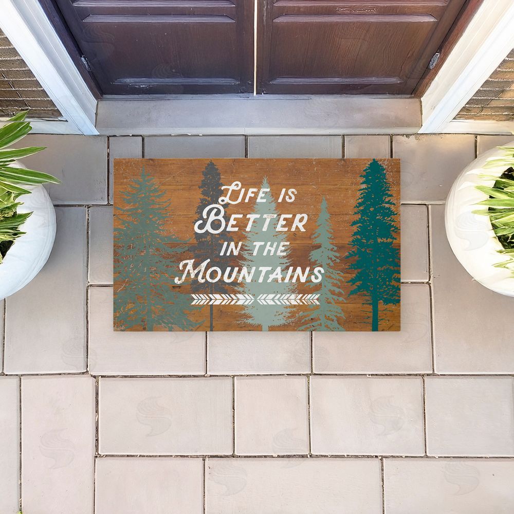 Lula Bijoux & co. | Retro Rustic Better In Mountains Non-Woven Door Mat