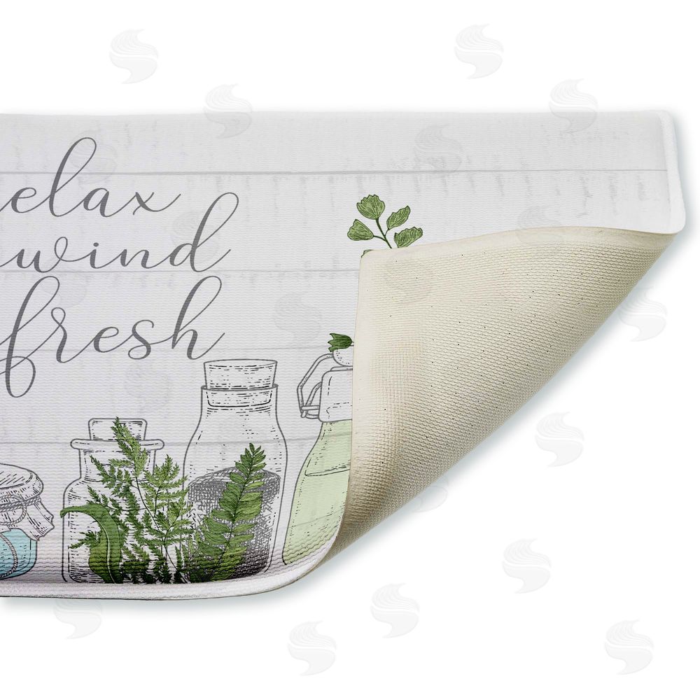 Kim Allen | Relax Unwind Refresh Botanicals Plush Bath Mat