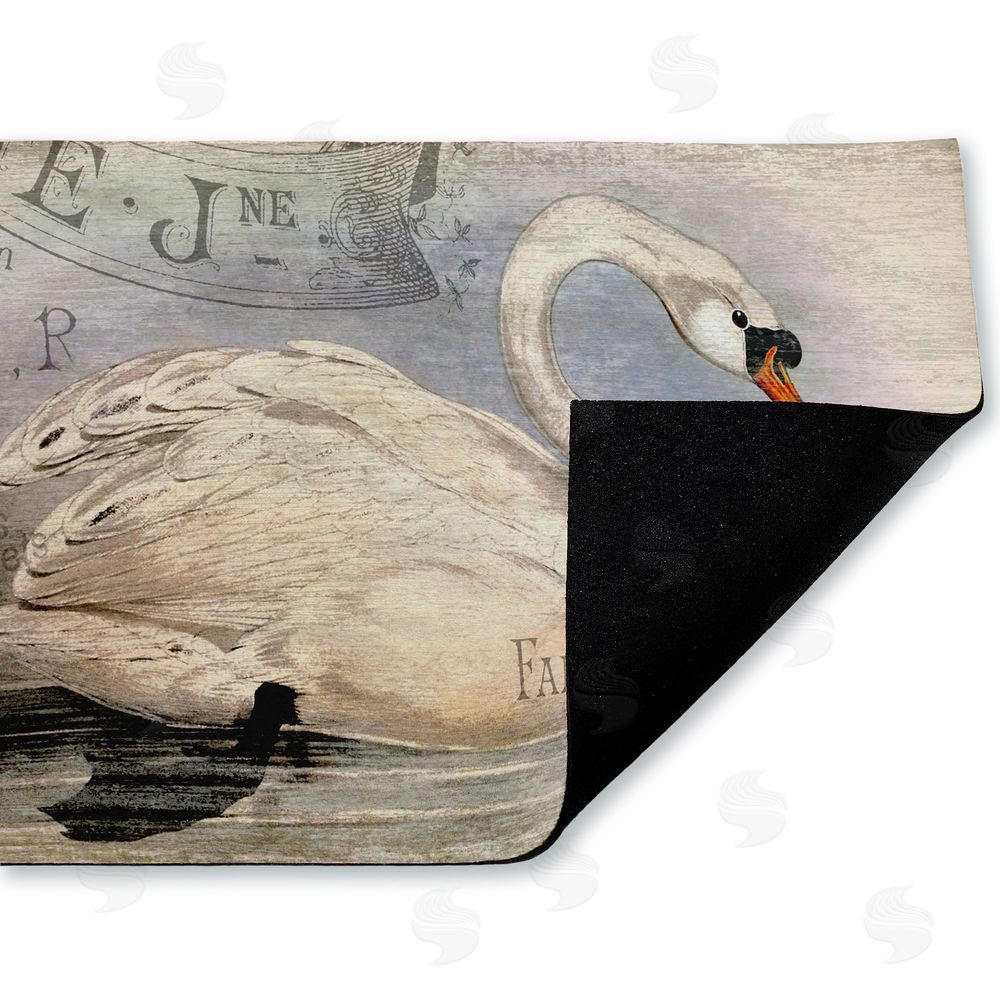 Suzanne Nicoll | French Swan Vintage Motif Non-Woven Door Mat