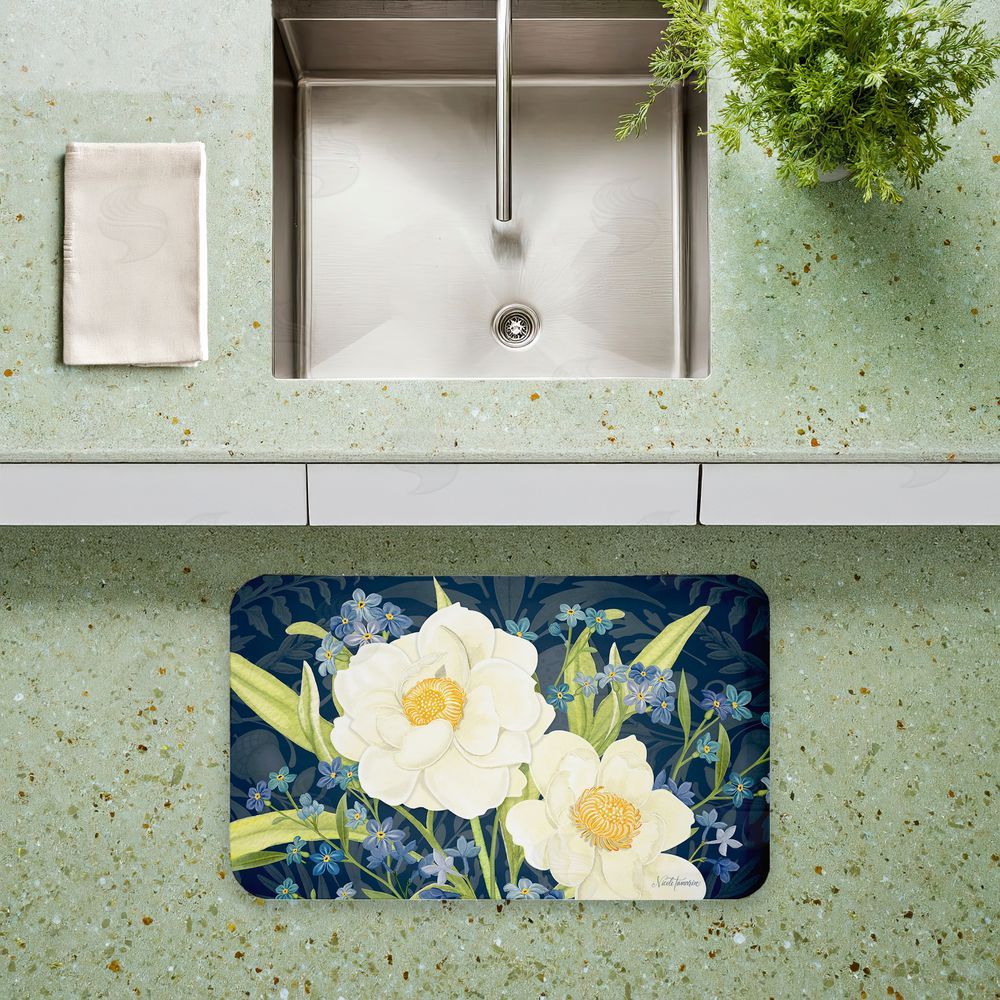 Nicole Tamarin | Enchanted Midnight Garden Anti-Fatigue Mat