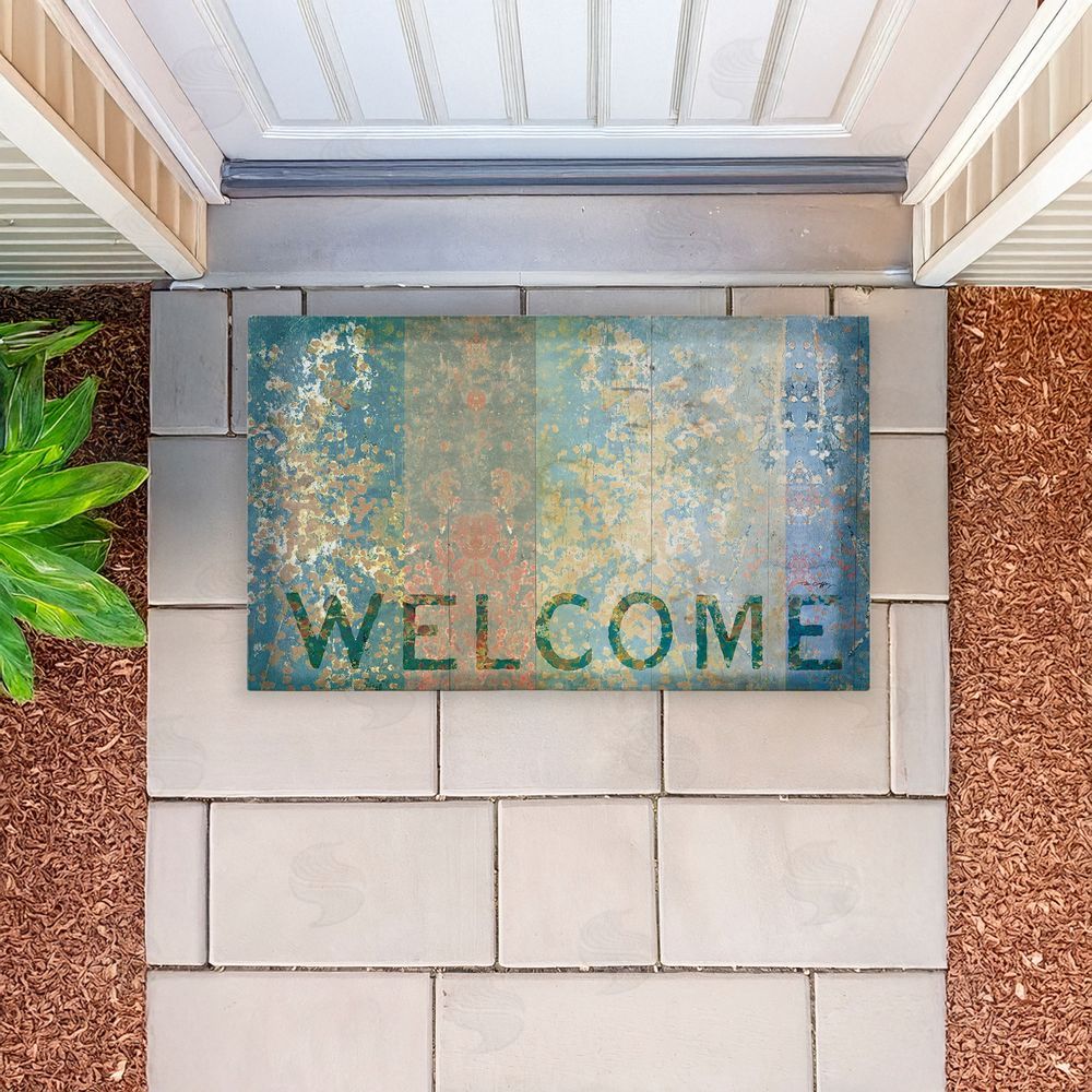 Tim Coffey | Rustic Stripe Welcome Non-Woven Door Mat