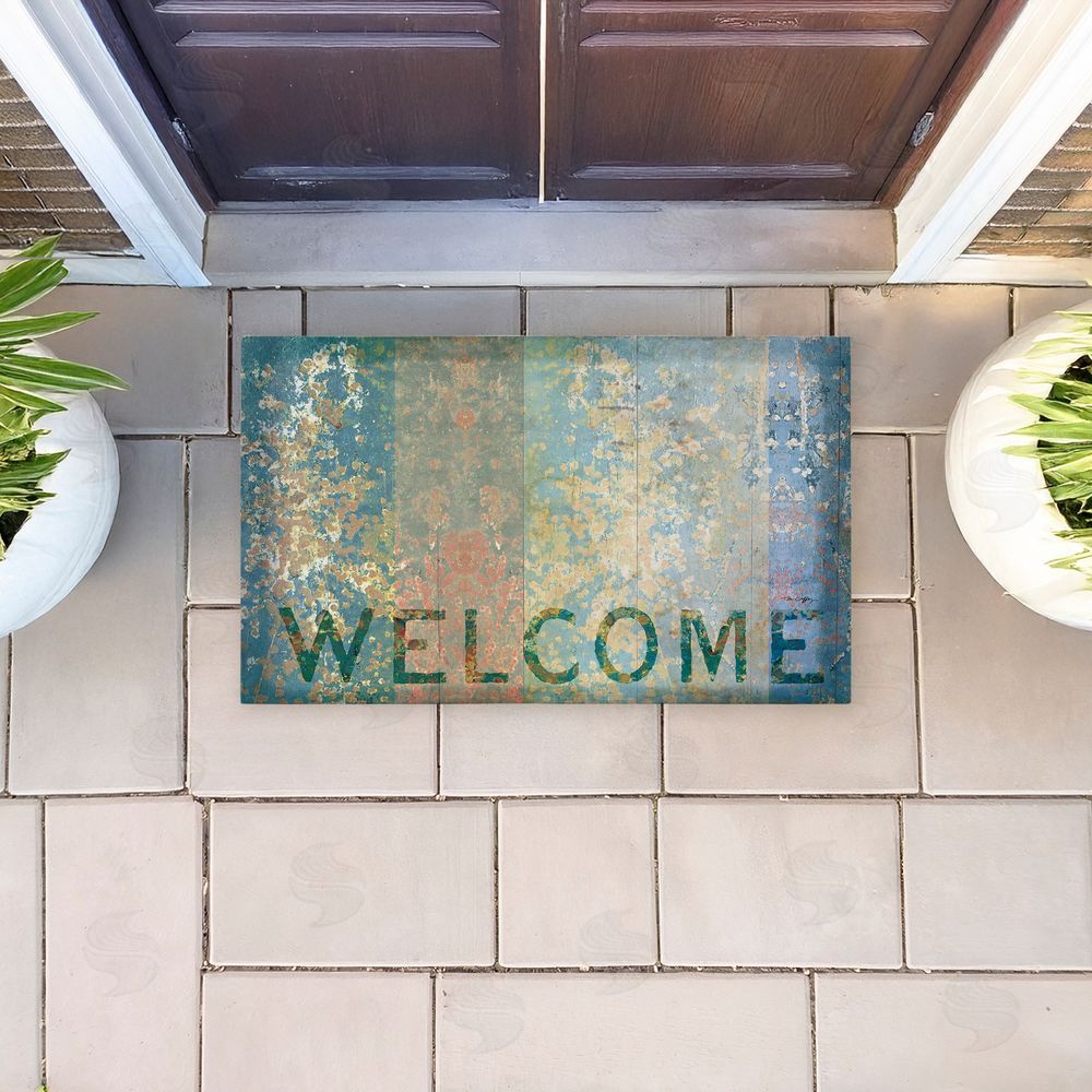 Tim Coffey | Rustic Stripe Welcome Non-Woven Door Mat